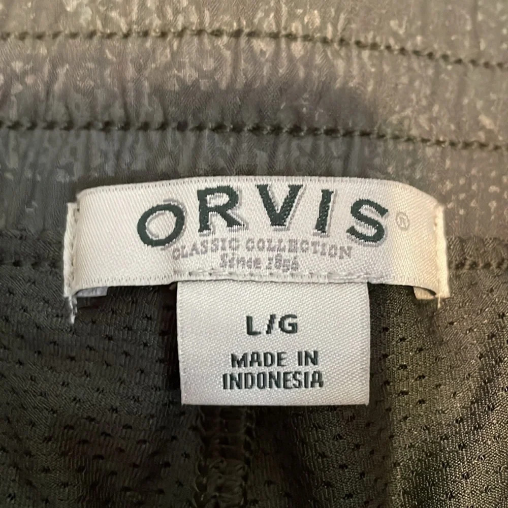 Orvis women’s skort large 12 14 skirt shorts green grey pattern quick dry travel - Picture 4 of 9
